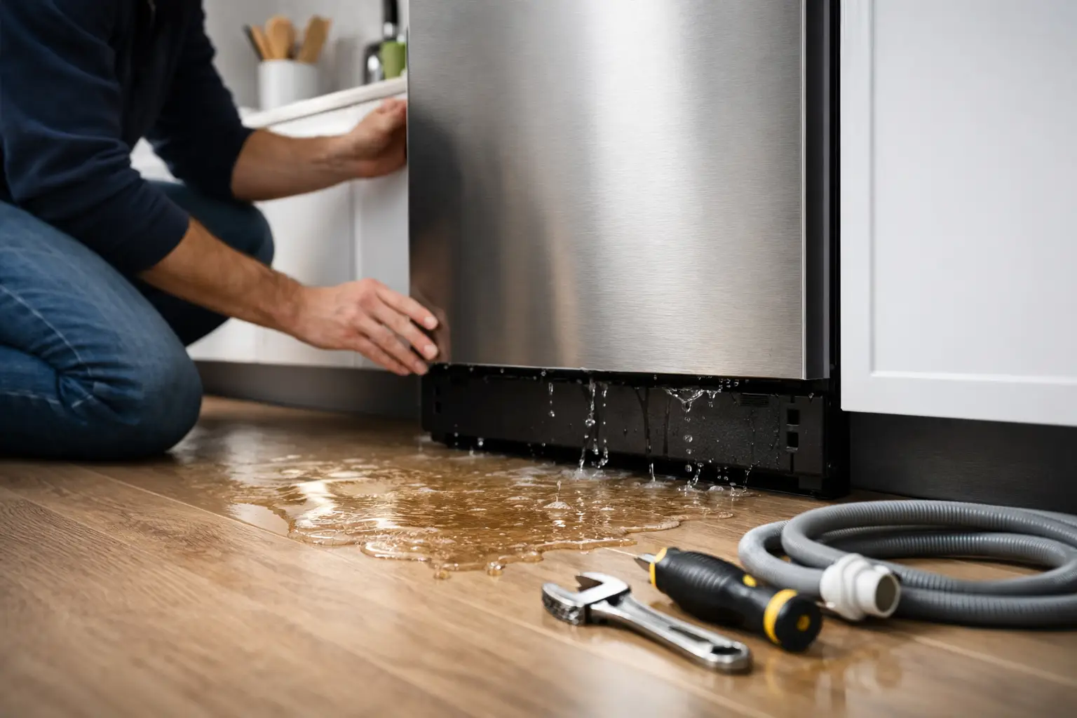 Dishwasher Leaking From Bottom? What to Do Next