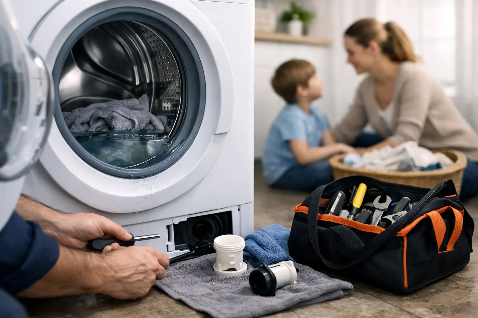 Washer Not Draining Repair for Busy Homes